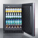 Summit 24 Inch Outdoor Refrigerator with Panel Ready Solid Door 