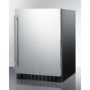 Summit 24 Inch Outdoor Refrigerator with Solid Door and Lock
