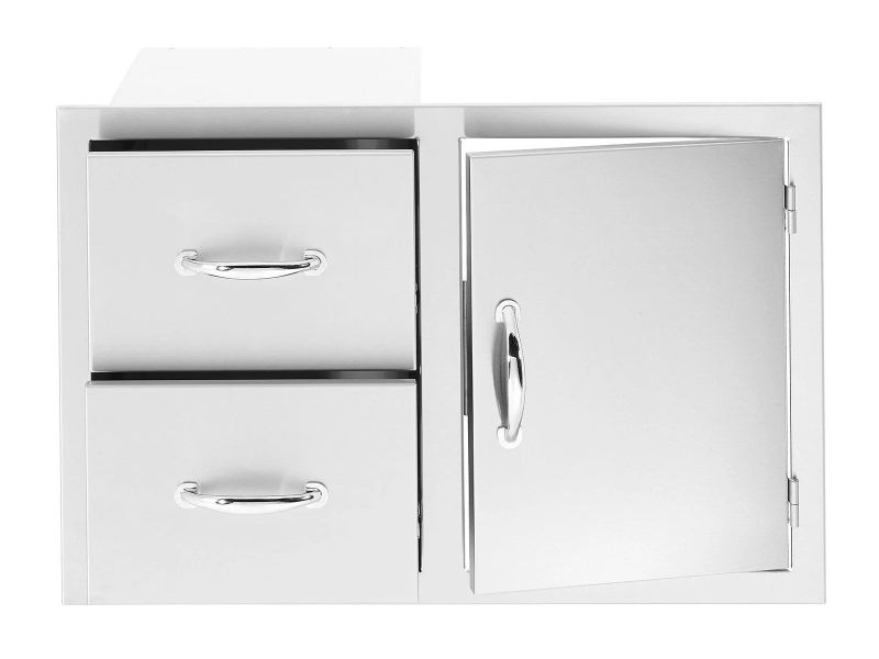 American Made Grills 42 Inch 2 Drawer and Access Door Combo