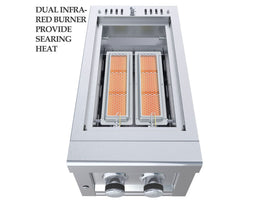 Sunstone Ruby Series 13-Inch Companion Pro Outdoor Gas Burner