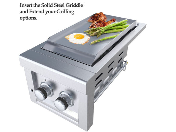 Sunstone Ruby Series 13-Inch Companion Pro Outdoor Gas Burner