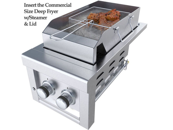 Sunstone Ruby Series 13-Inch Companion Pro Outdoor Gas Burner