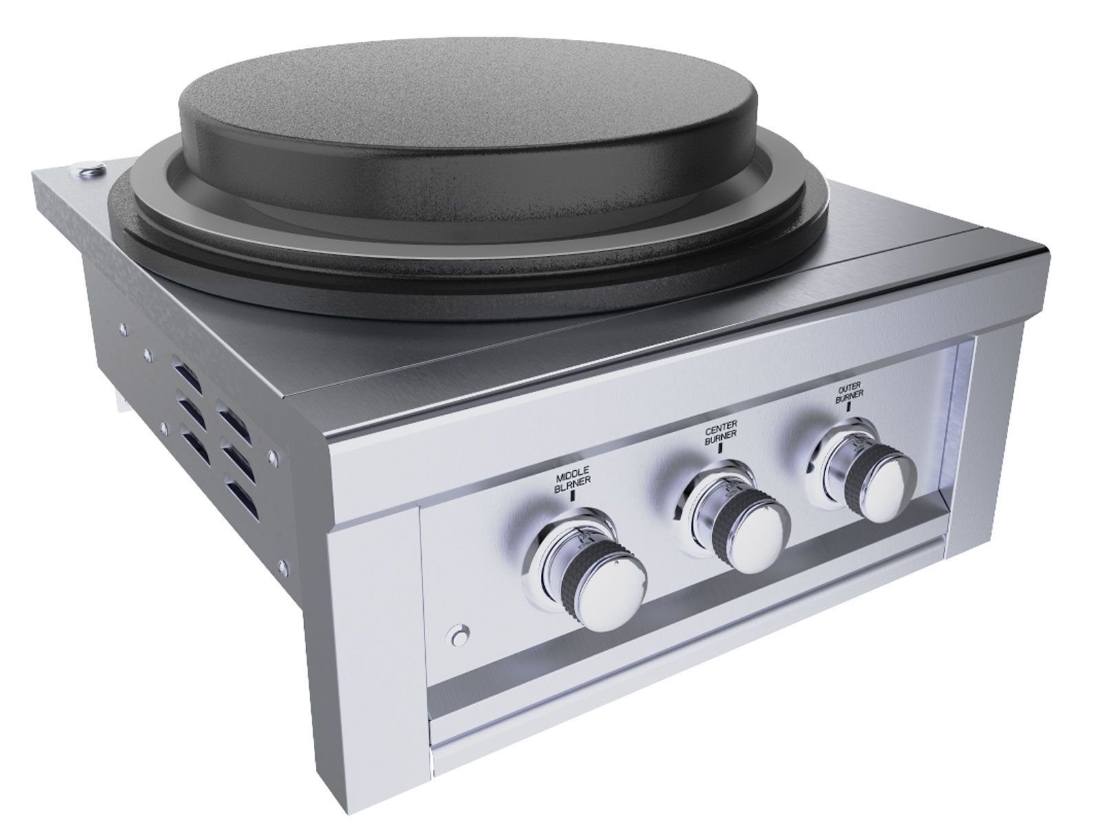 Sunstone 24 Inch Power Cirque + Solid Steel Griddle | Heavy-Duty