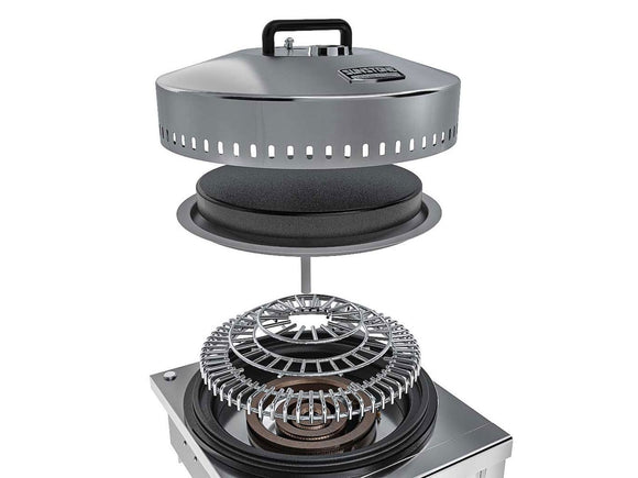 Sunstone 24 Inch Diameter Hood with Exhaust, Gauge & Sturdy Handle