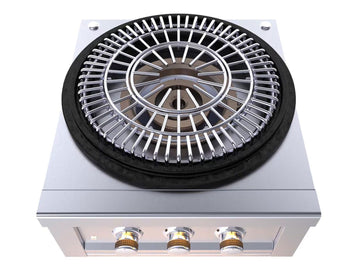 Sunstone 24 Inch Power Cirque + Flat-Top Griller | Outdoor Cooking