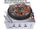Sunstone 24 Inch Power Cirque + Flat-Top Griller | Outdoor Cooking