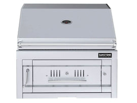 Sunstone Series 28-Inch Built-In Charcoal BBQ Grill