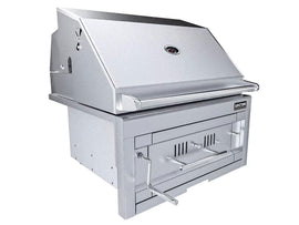 Sunstone Series 28-Inch Built-In Charcoal BBQ Grill