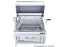 Sunstone Series 28-Inch Built-In Charcoal BBQ Grill