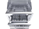 Sunstone Series 28-Inch Built-In Charcoal BBQ Grill