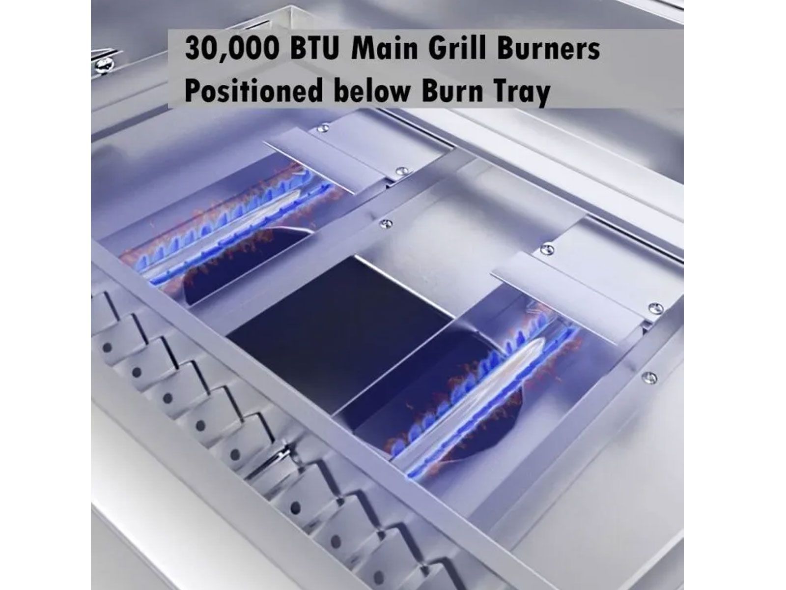 Sunstone 30-Inch Hybrid Gas Grill – 2 Burners + Infrared Power