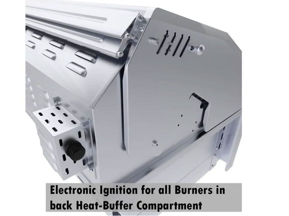 Sunstone 30-Inch Hybrid Gas Grill – 2 Burners + Infrared Power