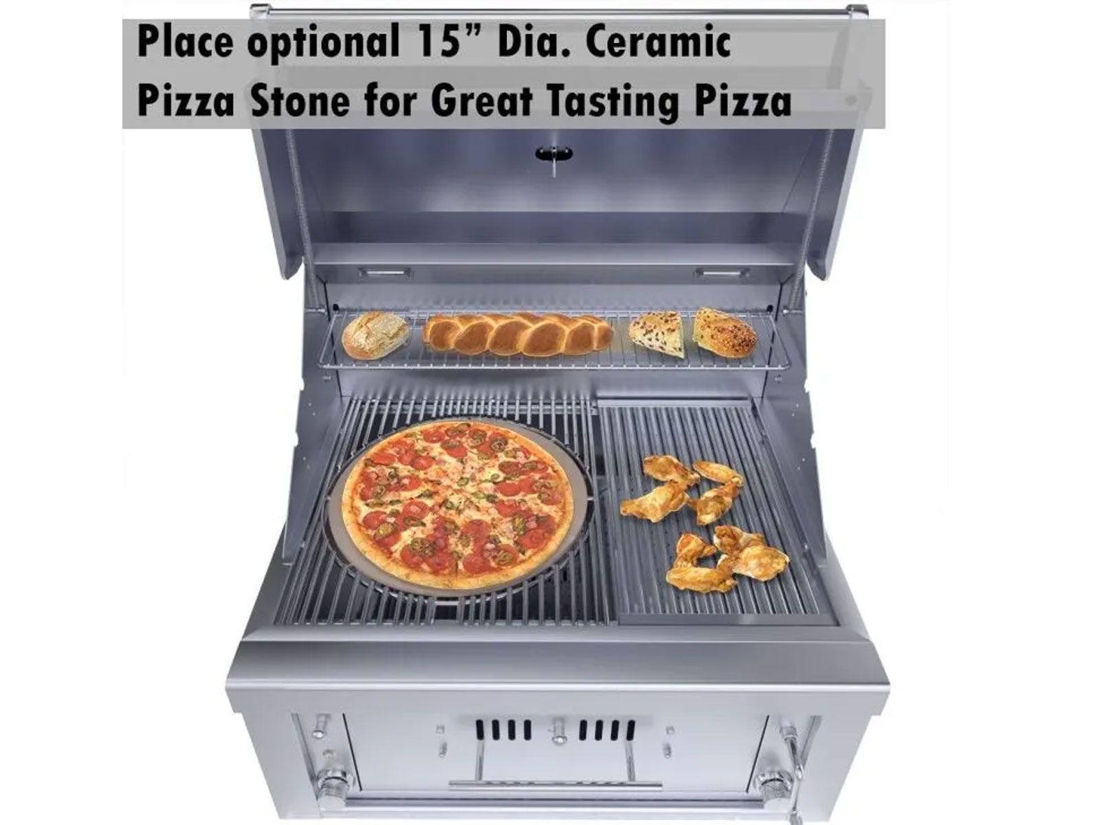 Sunstone 30-Inch Hybrid Gas Grill – 2 Burners + Infrared Power