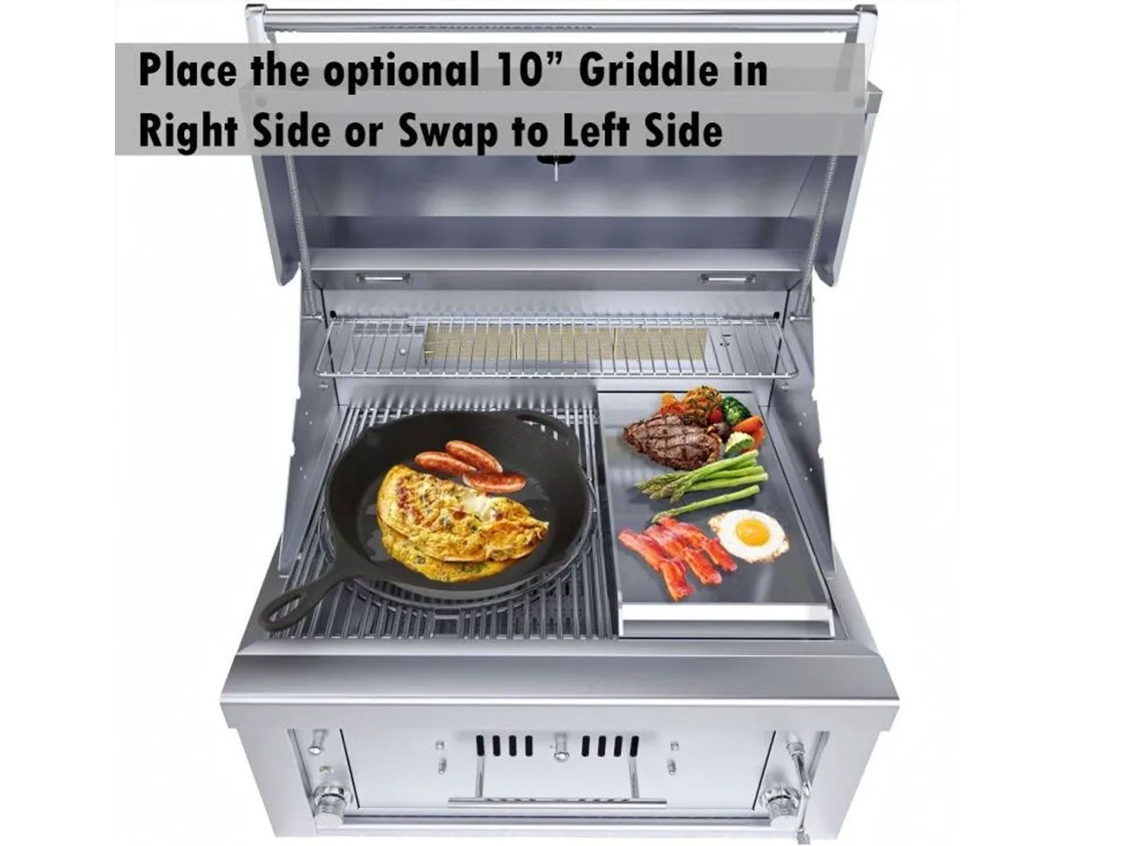 Sunstone 30-Inch Hybrid Gas Grill – 2 Burners + Infrared Power
