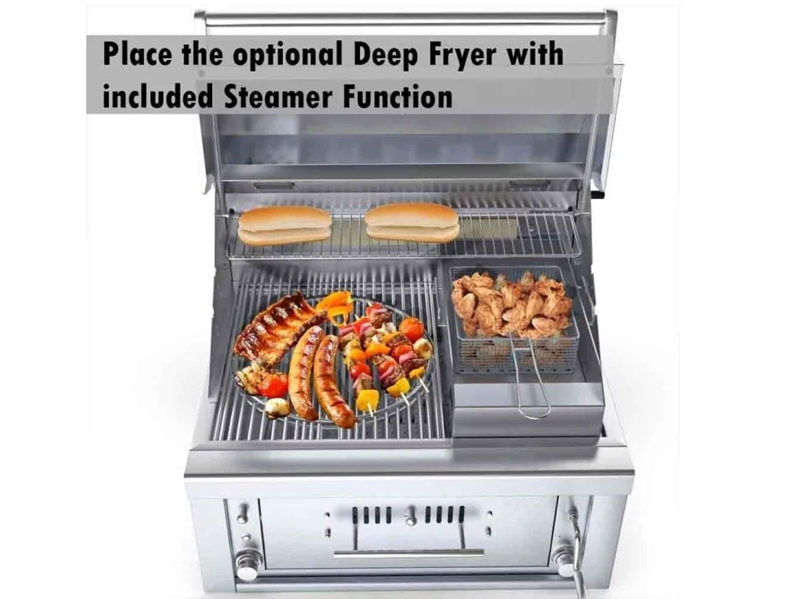 Sunstone 30-Inch Hybrid Gas Grill – 2 Burners + Infrared Power