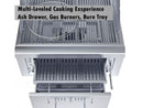 Sunstone 30-Inch Hybrid Gas Grill – 2 Burners + Infrared Power