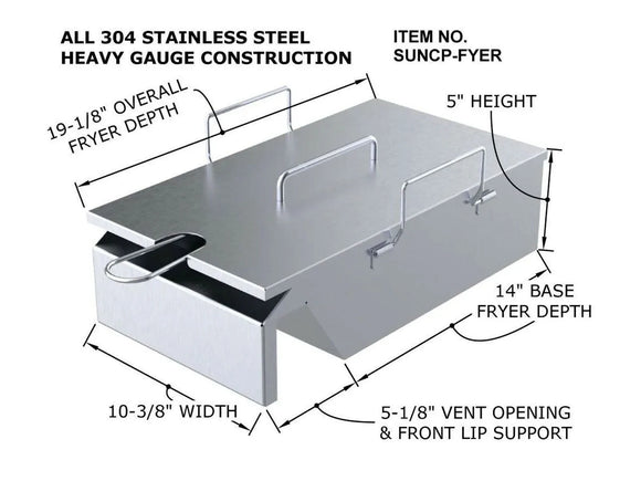 Sunstone 10 Inch Grill Insert – Fryer & Steamer in One