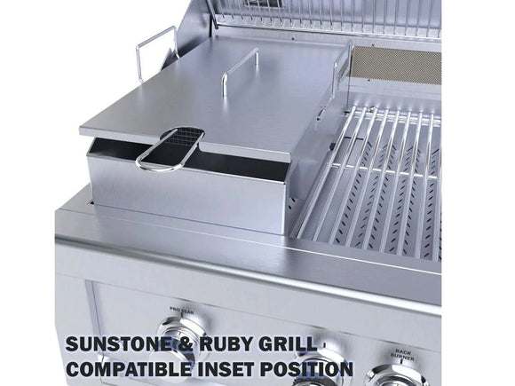 Sunstone 10 Inch Grill Insert – Fryer & Steamer in One