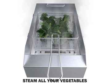 Sunstone 10 Inch Grill Insert – Fryer & Steamer in One