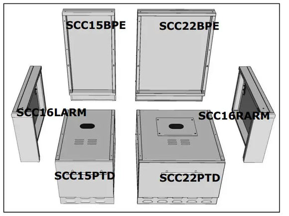 Sunstone Grills 16-Inch Component Arm Panel – Right Side