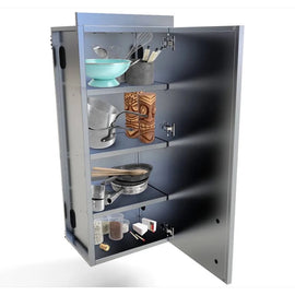 Sunstone Grills 18-Inch Stainless Steel Full-Height Wall Cabinet – Right Hinge