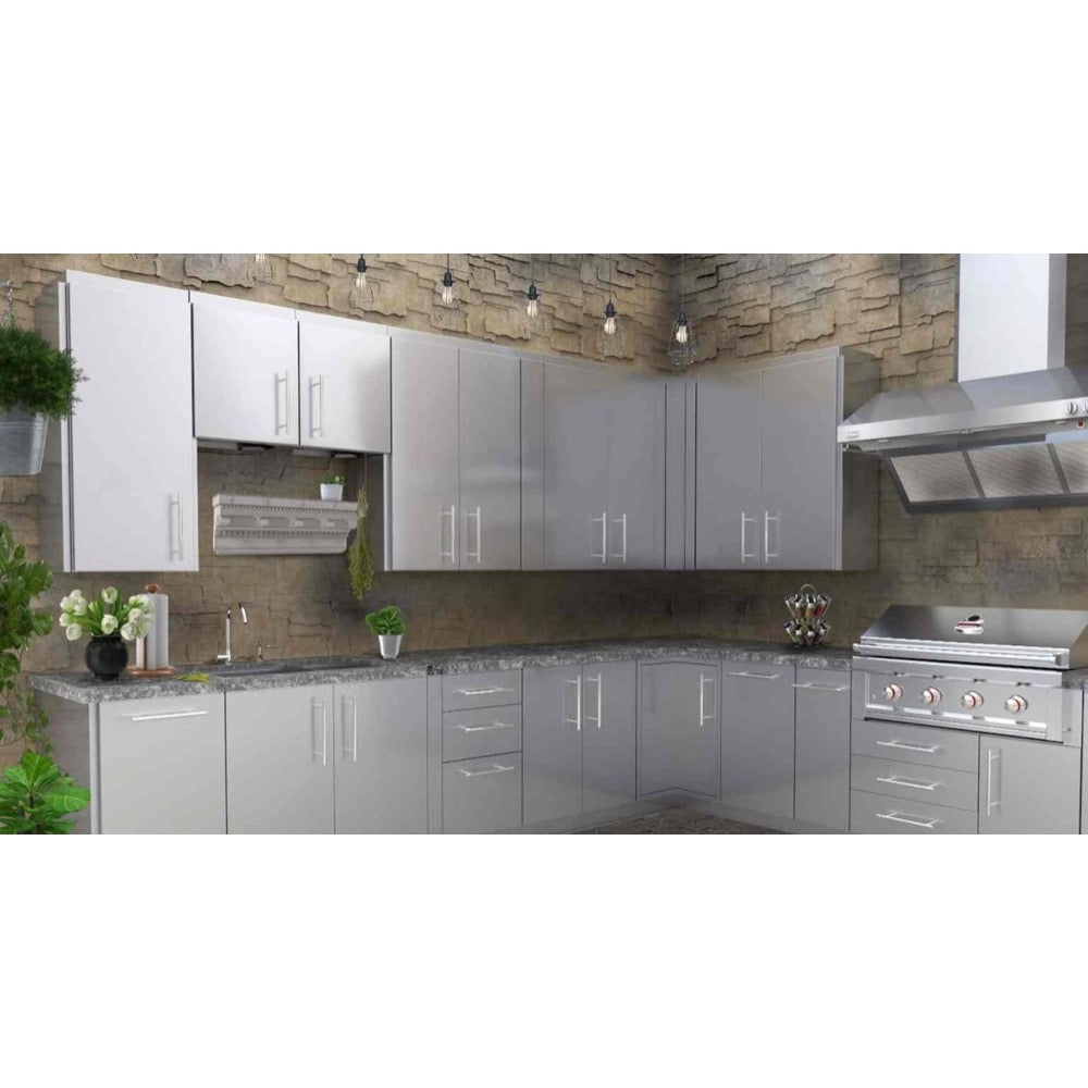 Sunstone Grills 18-Inch Stainless Steel Upper Wall Cabinet – Right Hinge