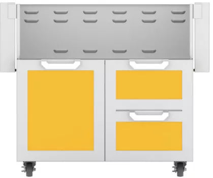 Hestan 36 Inch Double Drawer and Door Cart