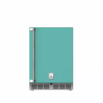 Hestan 24 Inch Outdoor Refrigerator with Solid Door and Lock