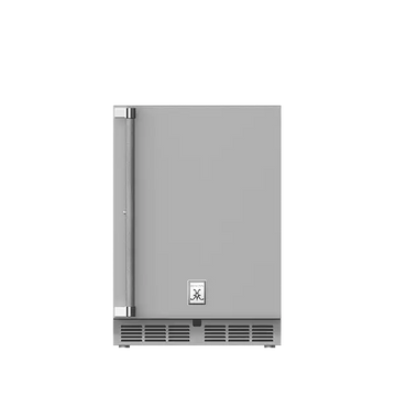 Hestan 24 Inch Outdoor Dual Zone Refrigerator with Solid  Door