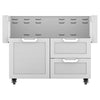 Hestan 42 Inch Double Drawer and Door Cart