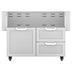 Hestan 42 Inch Double Drawer and Door Cart