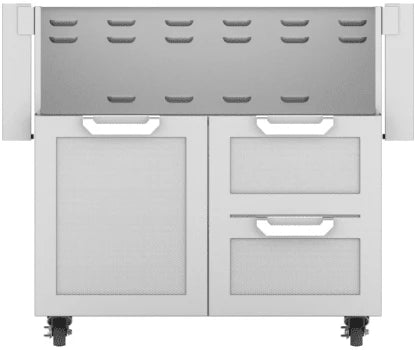 Hestan 36 Inch Double Drawer and Door Cart