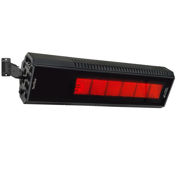 SunStar SGL50 50,000-BTU heater with adjustable wall-mount bracket