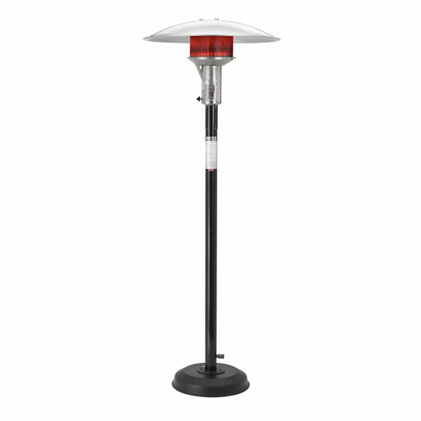 Sunglo Portable Natural Gas Patio Heater - Black