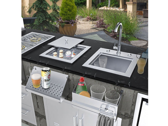 Sunstone Texan 15-Inch Insulated Stainless Steel Ice Chest