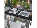 Sunstone Texan 15-Inch Outdoor Bar Sink with Faucet