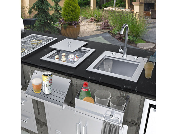 Sunstone Texan 15-Inch Outdoor Bar Sink with Faucet