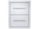Sunstone Texan 16-Inch Double Drawers | Outdoor Kitchen Storage