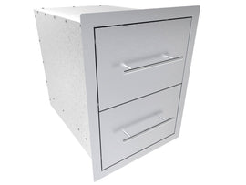 Sunstone Texan 16-Inch Double Drawers | Outdoor Kitchen Storage