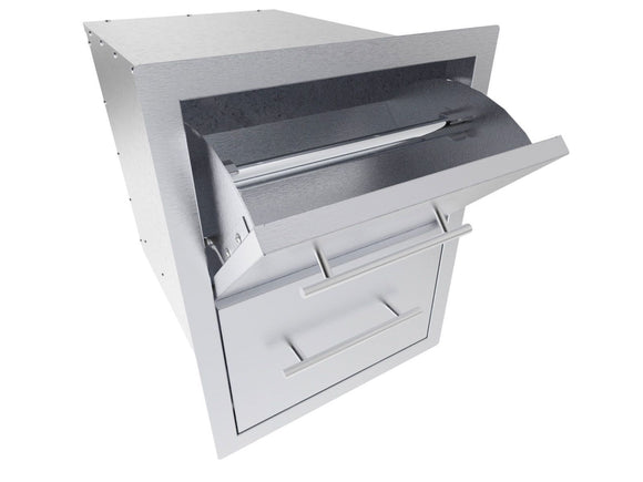 Sunstone Texan 16-Inch Paper Towel Holder & Drawer Combo