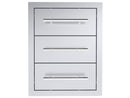 Sunstone Texan 16-Inch Triple Drawers | Outdoor Kitchen Storage
