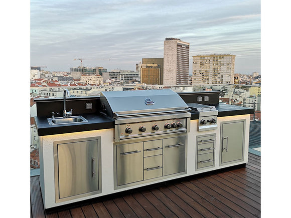 Sunstone Texan 16-Inch Triple Drawers | Outdoor Kitchen Storage