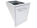 Sunstone Texan 16-Inch Trash Drawer w/ ABS Bin | Outdoor Kitchen