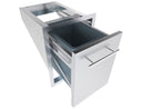 Sunstone Texan 16-Inch Trash Drawer w/ ABS Bin | Outdoor Kitchen