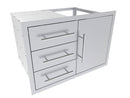 Sunstone Texan 30-Inch Triple Drawer & Door Combo