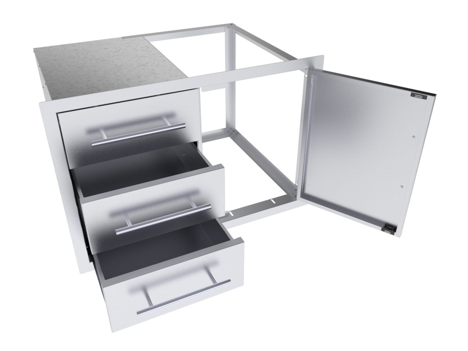 Sunstone Texan 30-Inch Triple Drawer & Door Combo