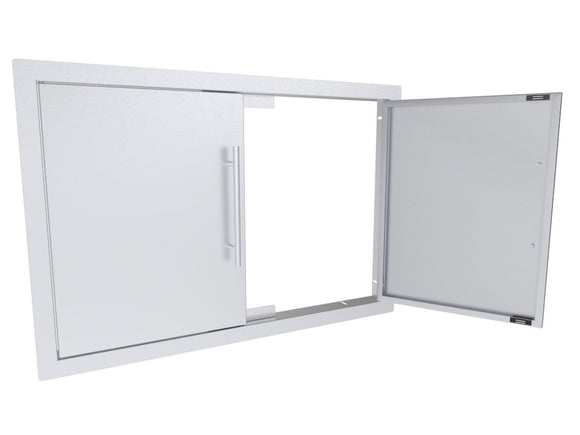 Sunstone Texan 30-Inch Double Access Doors – Stainless Steel