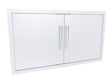 Sunstone Texan 36-Inch Double Access Doors – Stainless Steel