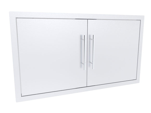 Sunstone Texan 36-Inch Double Access Doors – Stainless Steel
