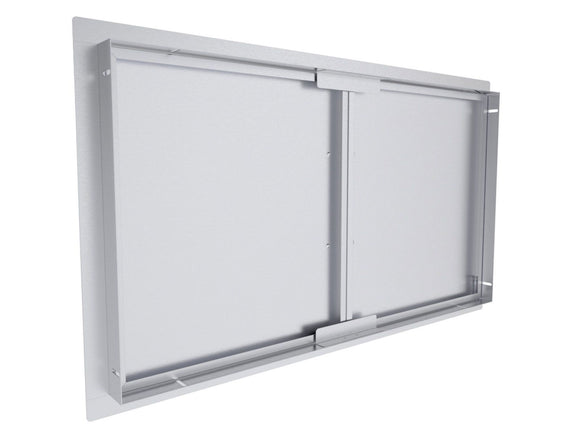 Sunstone Texan 36-Inch Double Access Doors – Stainless Steel